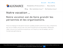 Tablet Screenshot of alignance.com